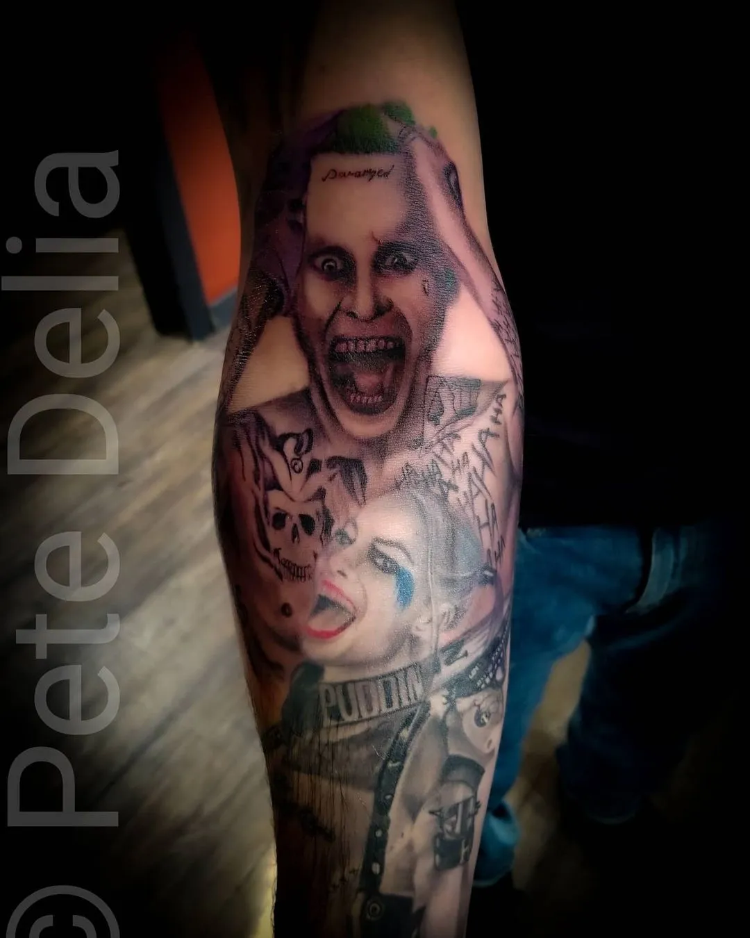black & grey realism tattoo by Pete Delia at Fallen Raven Tattoo Studio in Simpsonville, SC