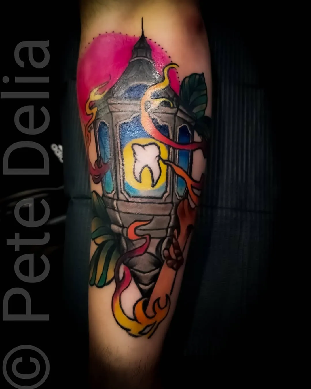 black & grey realism tattoo by Pete Delia at Fallen Raven Tattoo Studio in Simpsonville, SC