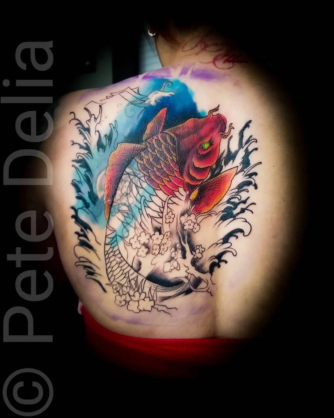 black & grey realism tattoo by Pete Delia at Fallen Raven Tattoo Studio in Simpsonville, SC