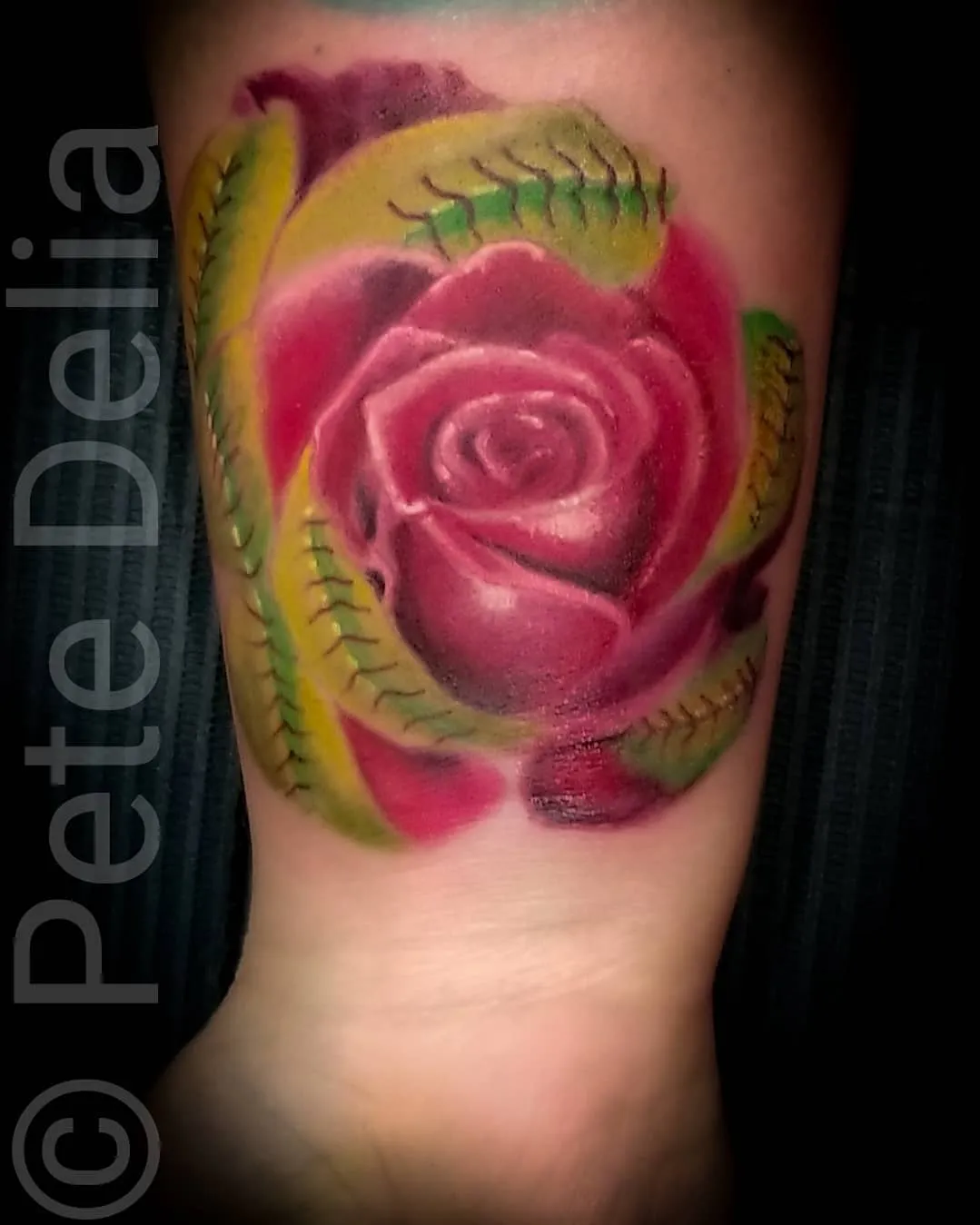 black & grey realism tattoo by Pete Delia at Fallen Raven Tattoo Studio in Simpsonville, SC