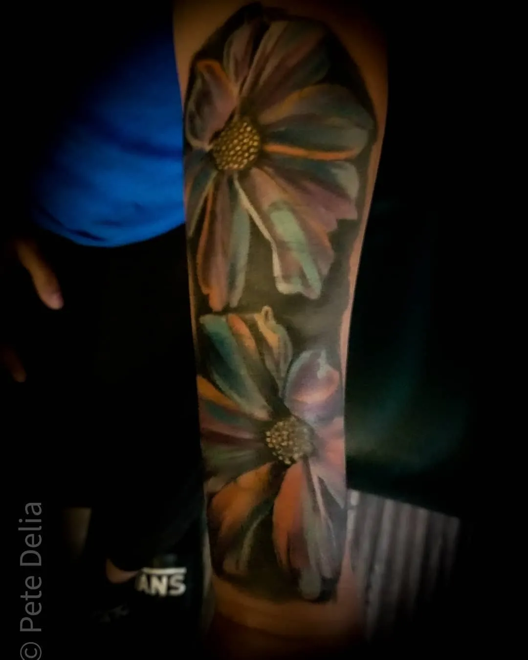 black & grey realism tattoo by Pete Delia at Fallen Raven Tattoo Studio in Simpsonville, SC