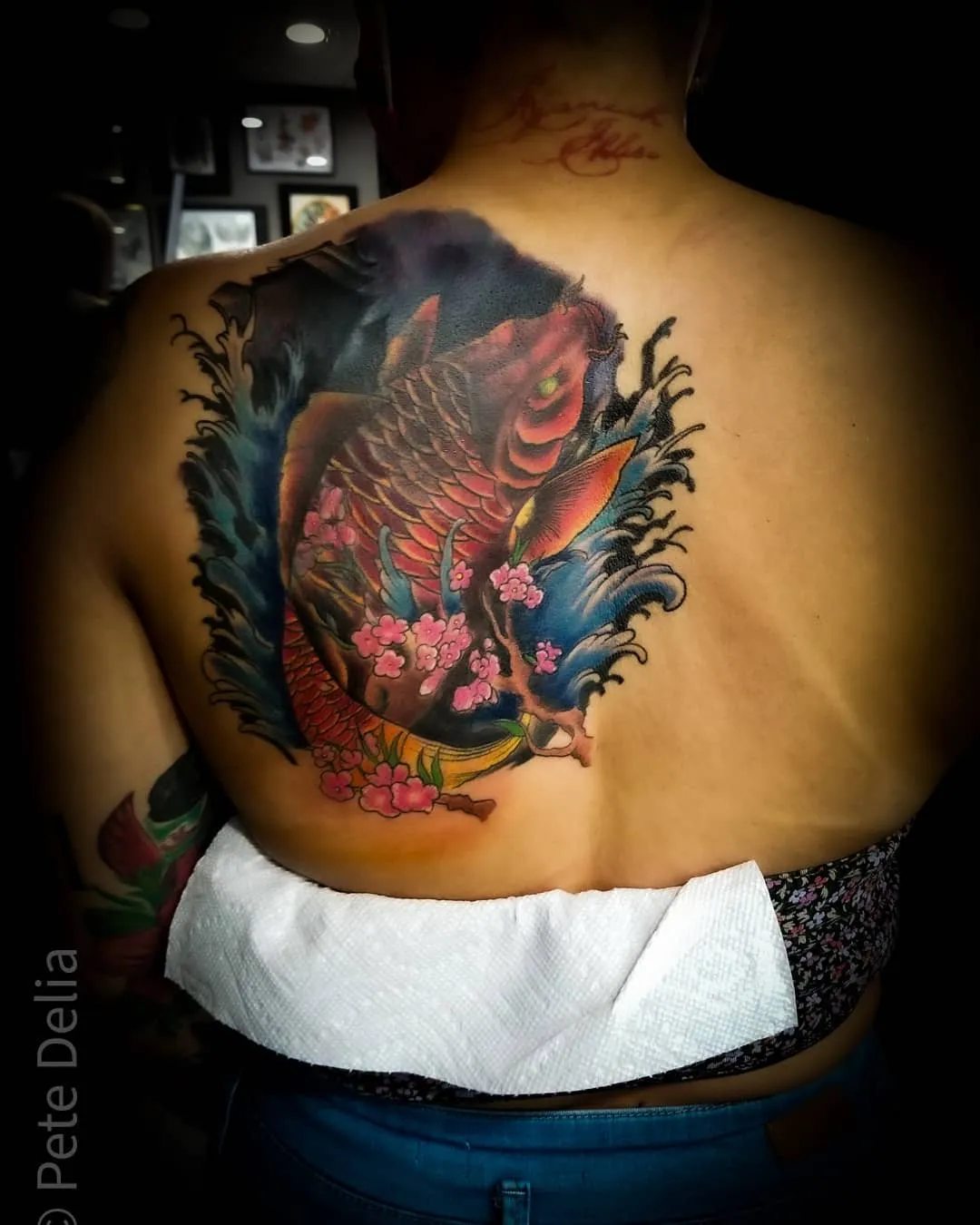 black & grey realism tattoo by Pete Delia at Fallen Raven Tattoo Studio in Simpsonville, SC