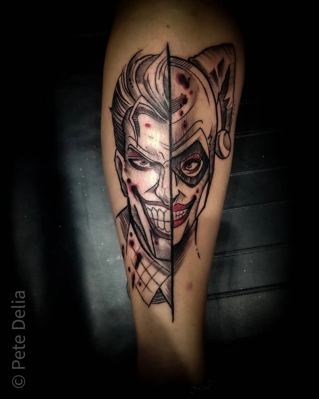 black & grey realism tattoo by Pete Delia at Fallen Raven Tattoo Studio in Simpsonville, SC