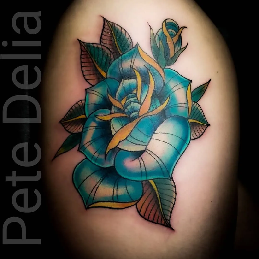 black & grey realism tattoo by Pete Delia at Fallen Raven Tattoo Studio in Simpsonville, SC