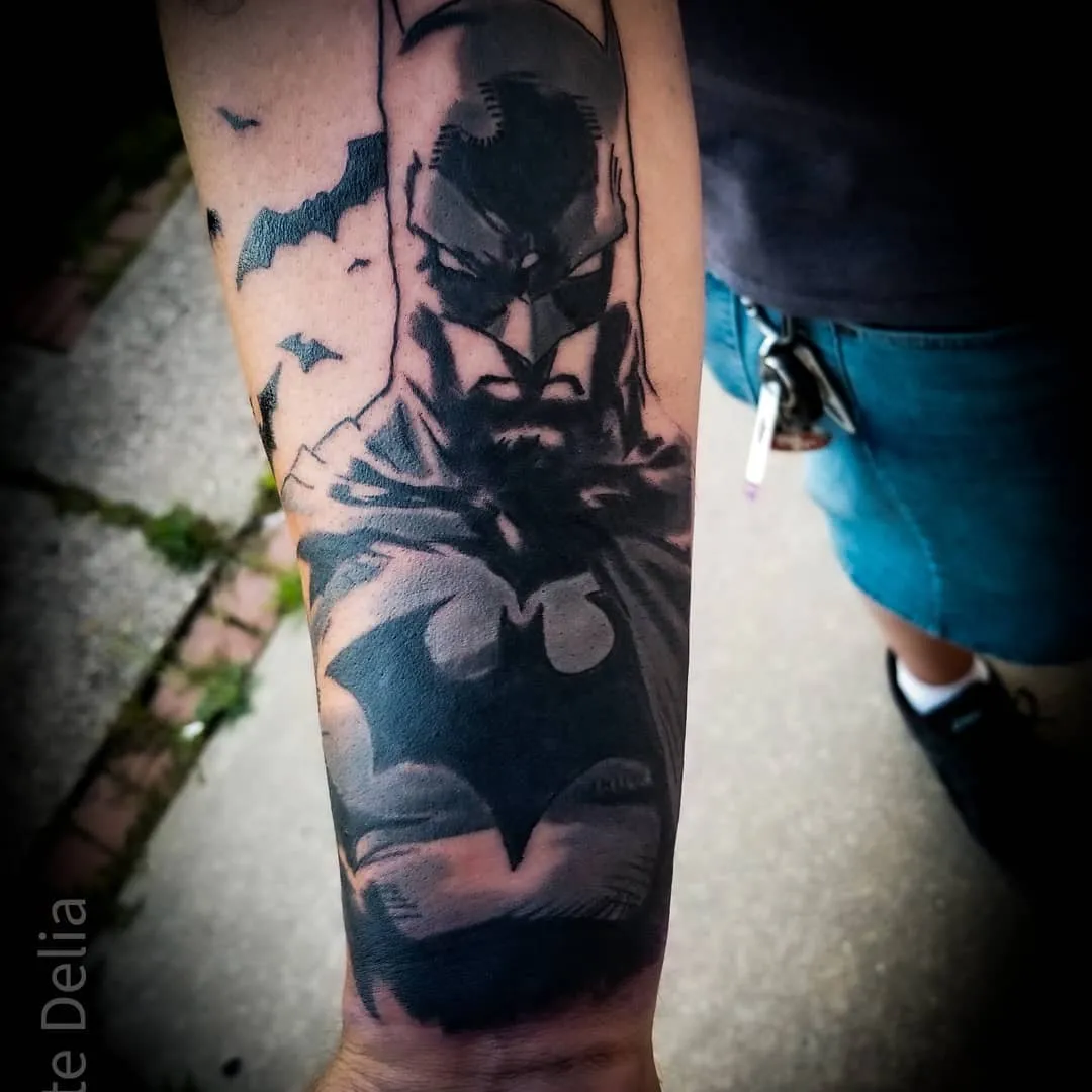 black & grey realism tattoo by Pete Delia at Fallen Raven Tattoo Studio in Simpsonville, SC