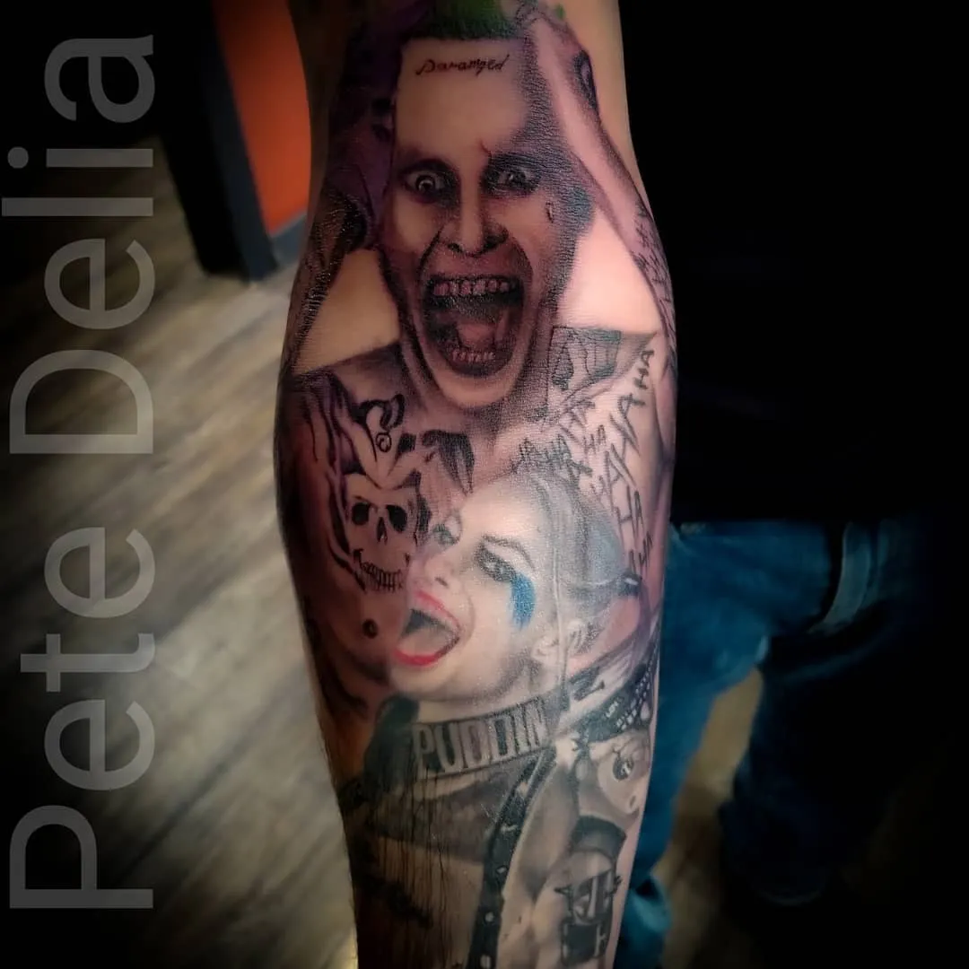 black & grey realism tattoo by Pete Delia at Fallen Raven Tattoo Studio in Simpsonville, SC