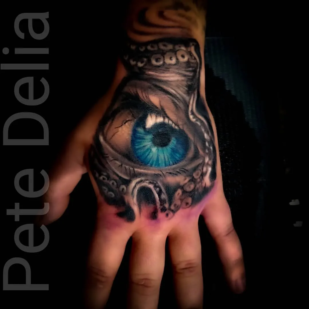 black & grey realism tattoo by Pete Delia at Fallen Raven Tattoo Studio in Simpsonville, SC