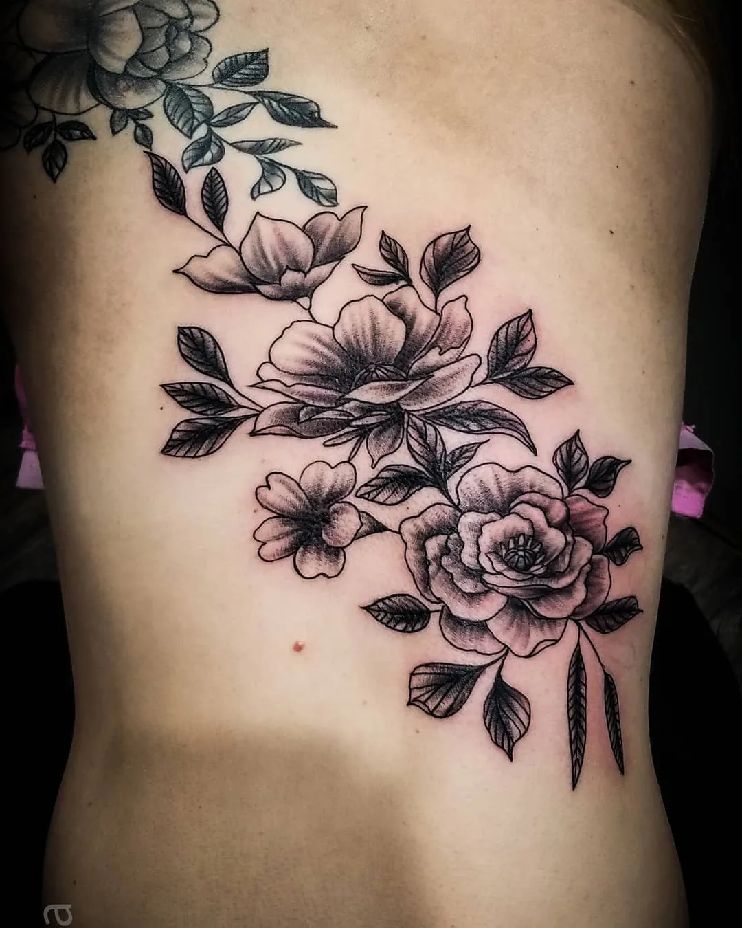 black & grey realism tattoo by Pete Delia at Fallen Raven Tattoo Studio in Simpsonville, SC