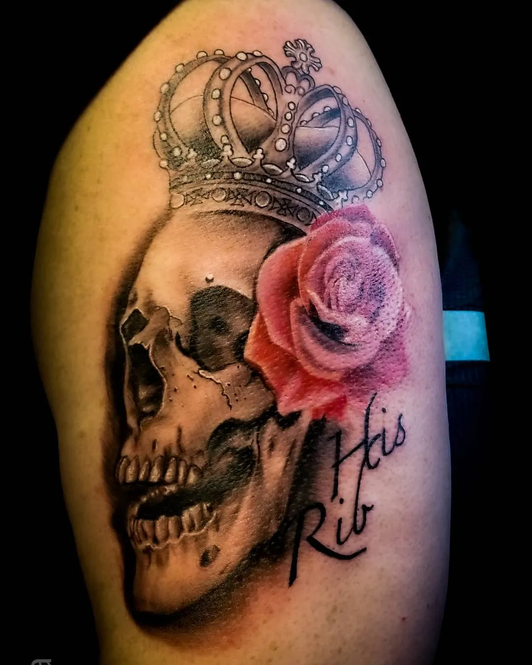 black & grey realism tattoo by Pete Delia at Fallen Raven Tattoo Studio in Simpsonville, SC