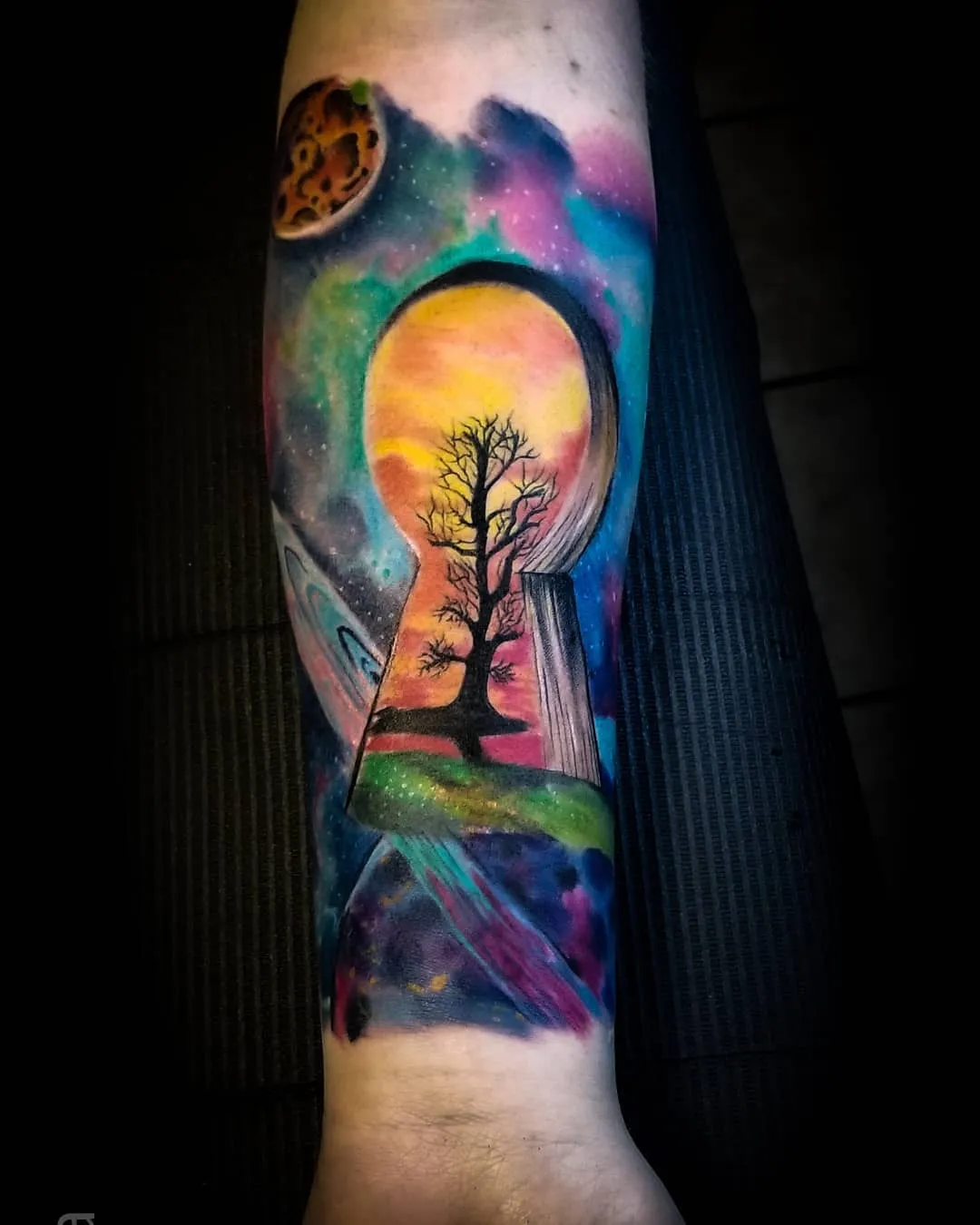 black & grey realism tattoo by Pete Delia at Fallen Raven Tattoo Studio in Simpsonville, SC