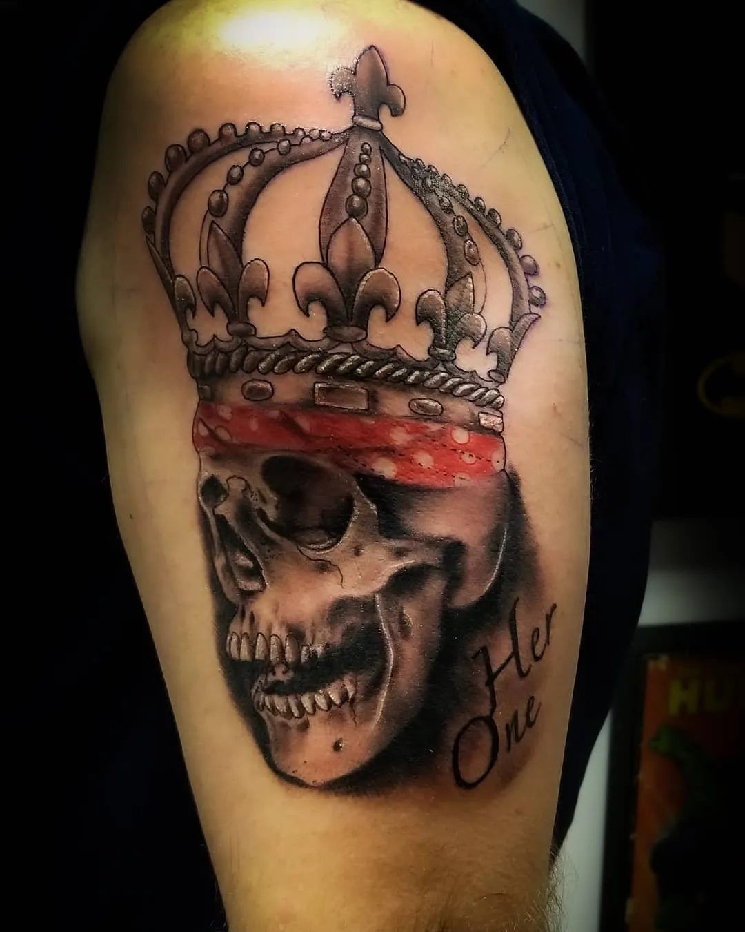 black & grey realism tattoo by Pete Delia at Fallen Raven Tattoo Studio in Simpsonville, SC