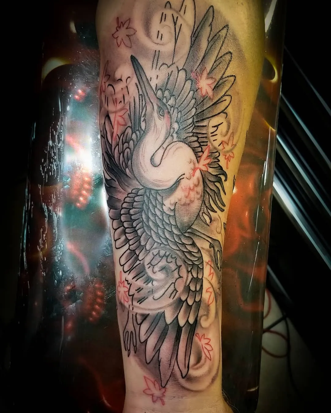 black & grey realism tattoo by Pete Delia at Fallen Raven Tattoo Studio in Simpsonville, SC