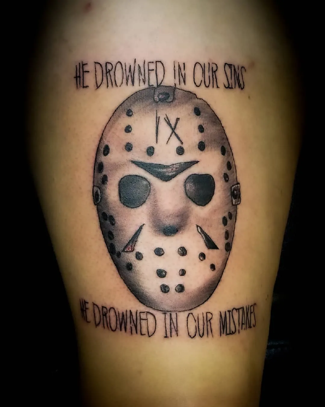 black & grey realism tattoo by Pete Delia at Fallen Raven Tattoo Studio in Simpsonville, SC