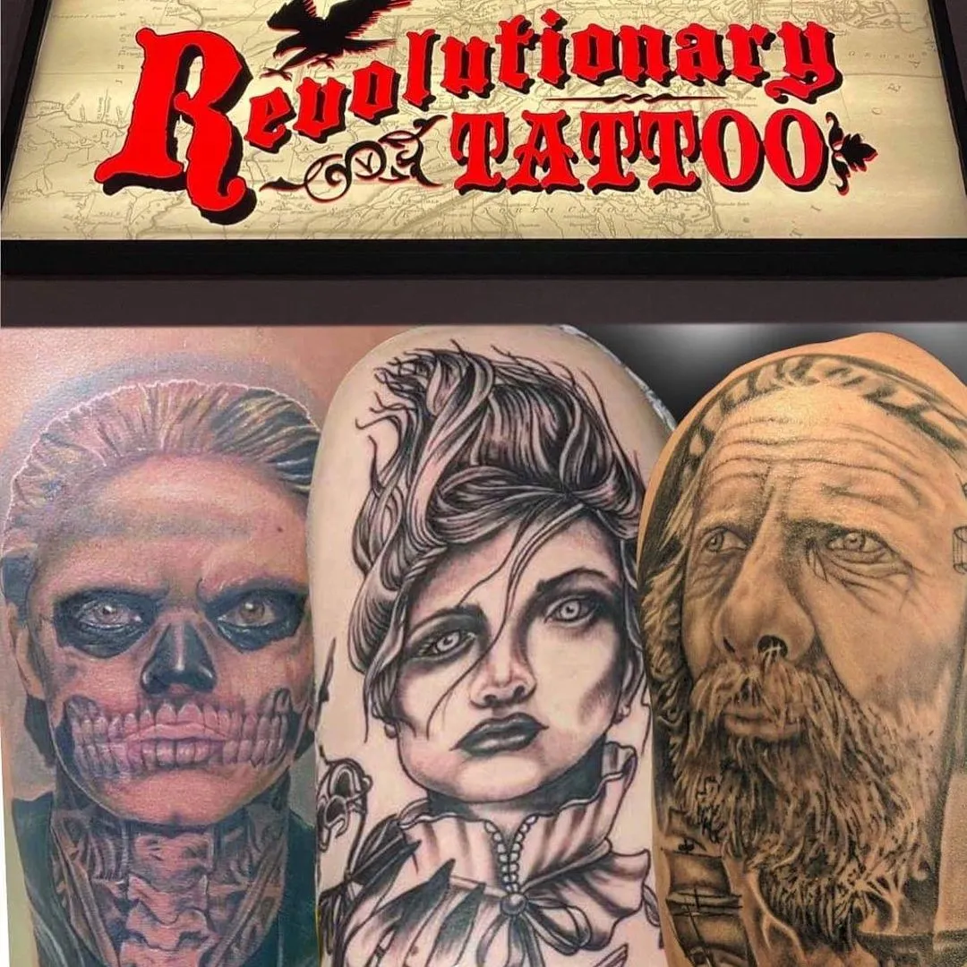 custom tattoos tattoo by TJ Cornelius at Fallen Raven Tattoo Studio in Simpsonville, SC