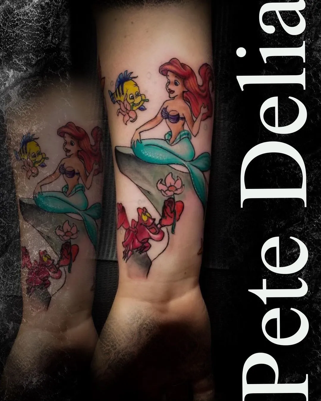 black & grey realism tattoo by Pete Delia at Fallen Raven Tattoo Studio in Simpsonville, SC