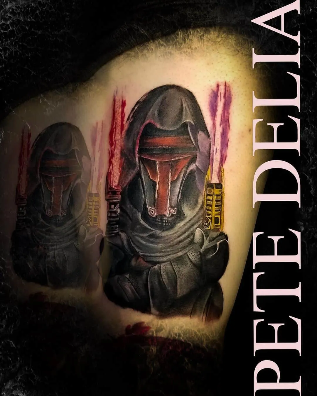 black & grey realism tattoo by Pete Delia at Fallen Raven Tattoo Studio in Simpsonville, SC