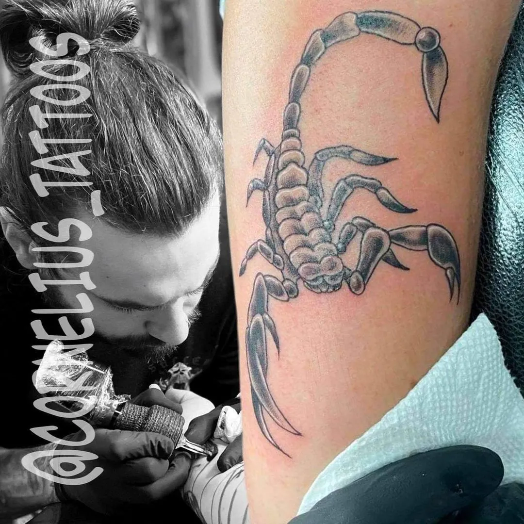 black & grey realism tattoo by TJ Cornelius at Fallen Raven Tattoo Studio in Simpsonville, SC