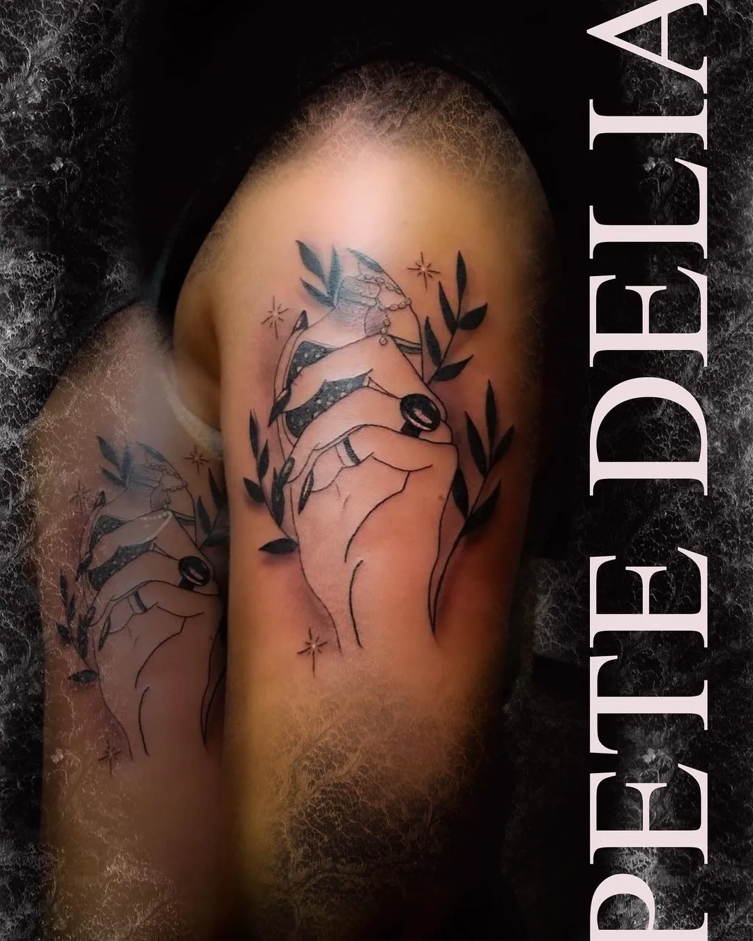 black & grey realism tattoo by Pete Delia at Fallen Raven Tattoo Studio in Simpsonville, SC