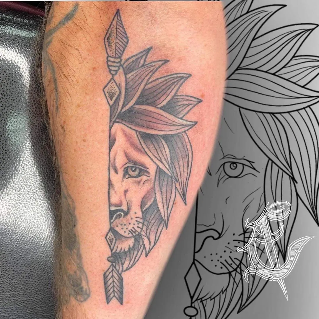 black & grey realism tattoo by TJ Cornelius at Fallen Raven Tattoo Studio in Simpsonville, SC