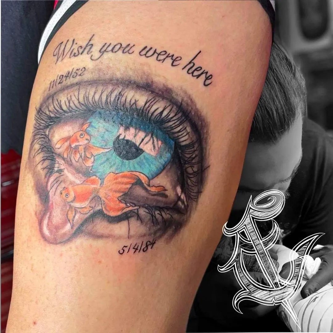 custom tattoos tattoo by TJ Cornelius at Fallen Raven Tattoo Studio in Simpsonville, SC