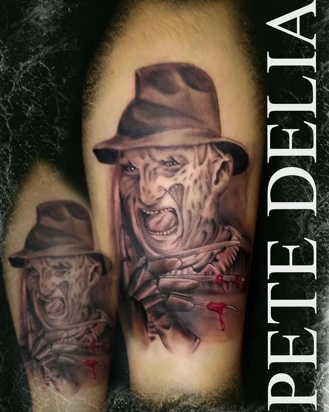 black & grey realism tattoo by Pete Delia at Fallen Raven Tattoo Studio in Simpsonville, SC