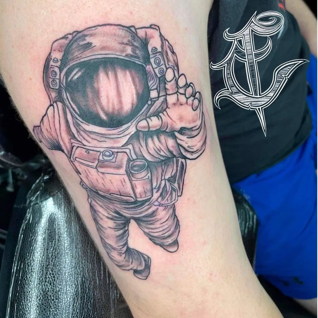 black & grey realism tattoo by TJ Cornelius at Fallen Raven Tattoo Studio in Simpsonville, SC