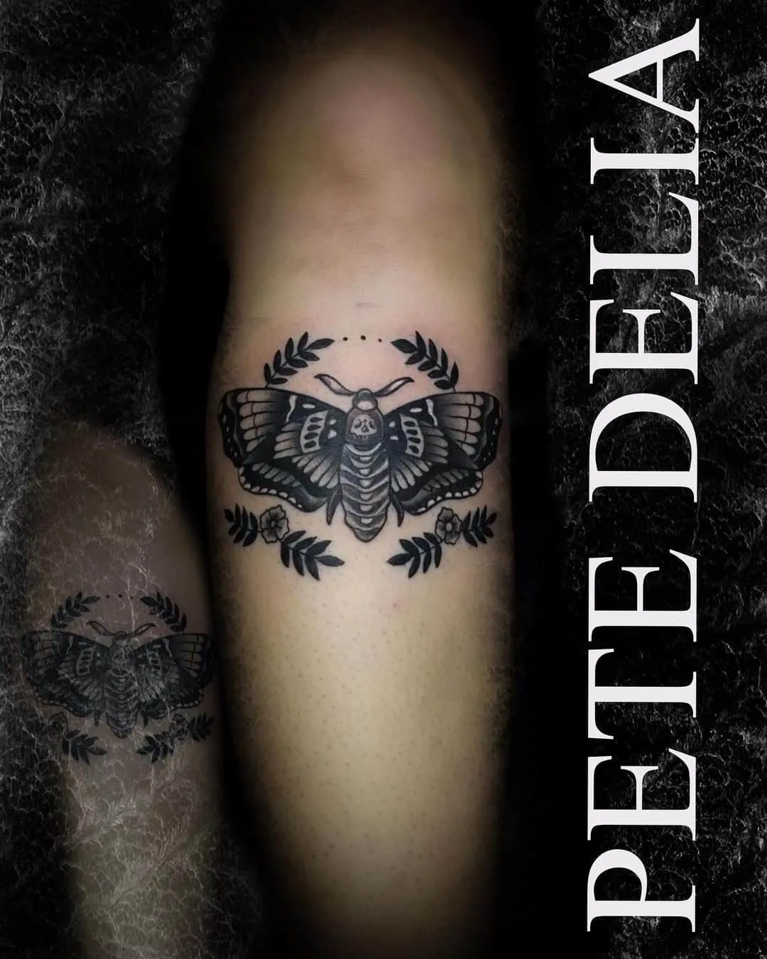 black & grey realism tattoo by Pete Delia at Fallen Raven Tattoo Studio in Simpsonville, SC