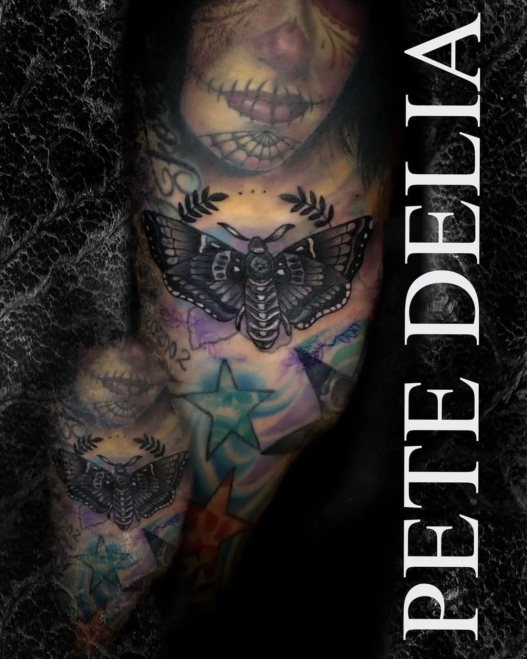 black & grey realism tattoo by Pete Delia at Fallen Raven Tattoo Studio in Simpsonville, SC