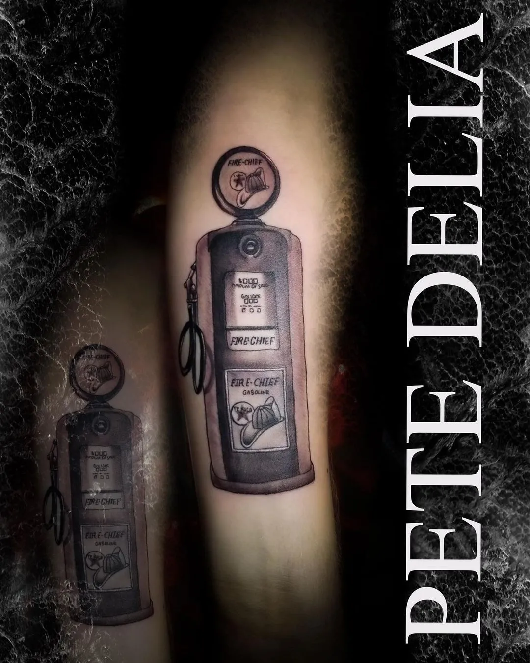 black & grey realism tattoo by Pete Delia at Fallen Raven Tattoo Studio in Simpsonville, SC