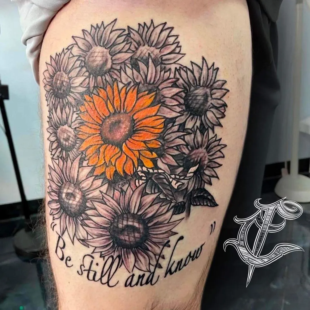 custom tattoos tattoo by TJ Cornelius at Fallen Raven Tattoo Studio in Simpsonville, SC