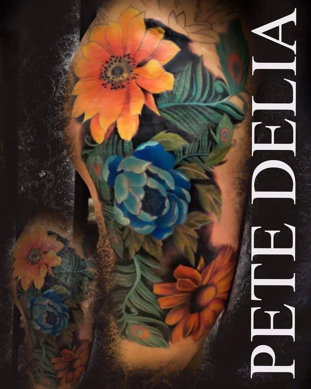 black & grey realism tattoo by Pete Delia at Fallen Raven Tattoo Studio in Simpsonville, SC