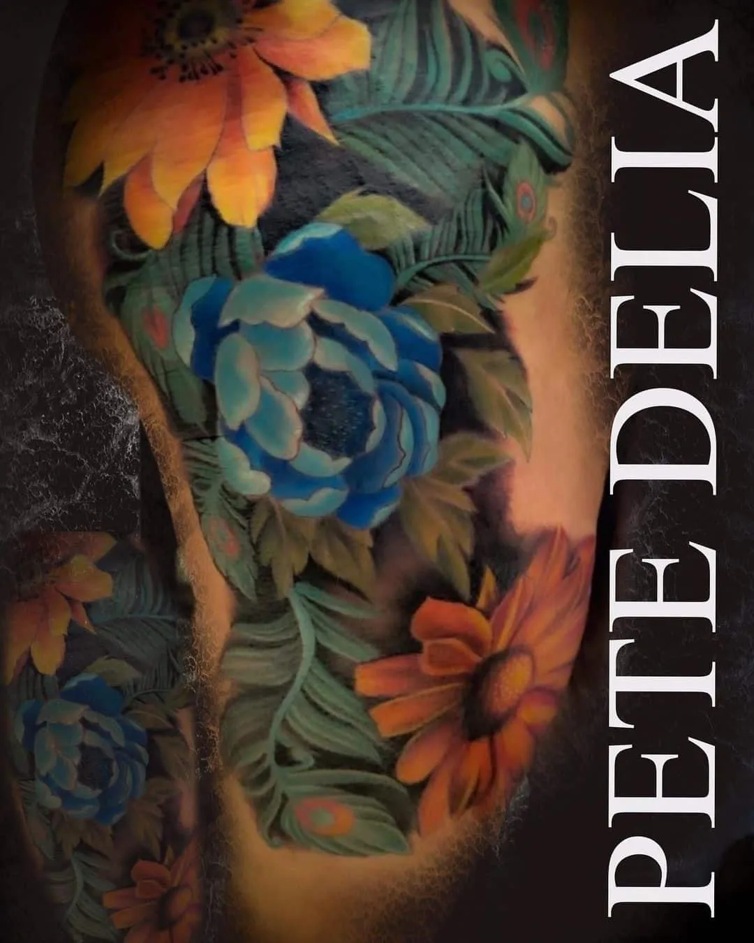 black & grey realism tattoo by Pete Delia at Fallen Raven Tattoo Studio in Simpsonville, SC