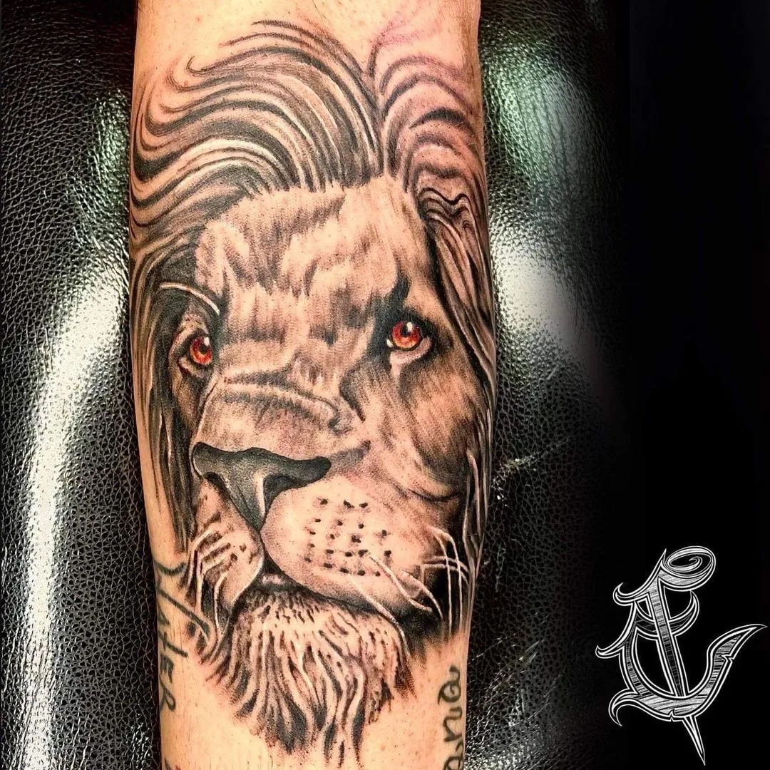 black & grey realism tattoo by TJ Cornelius at Fallen Raven Tattoo Studio in Simpsonville, SC