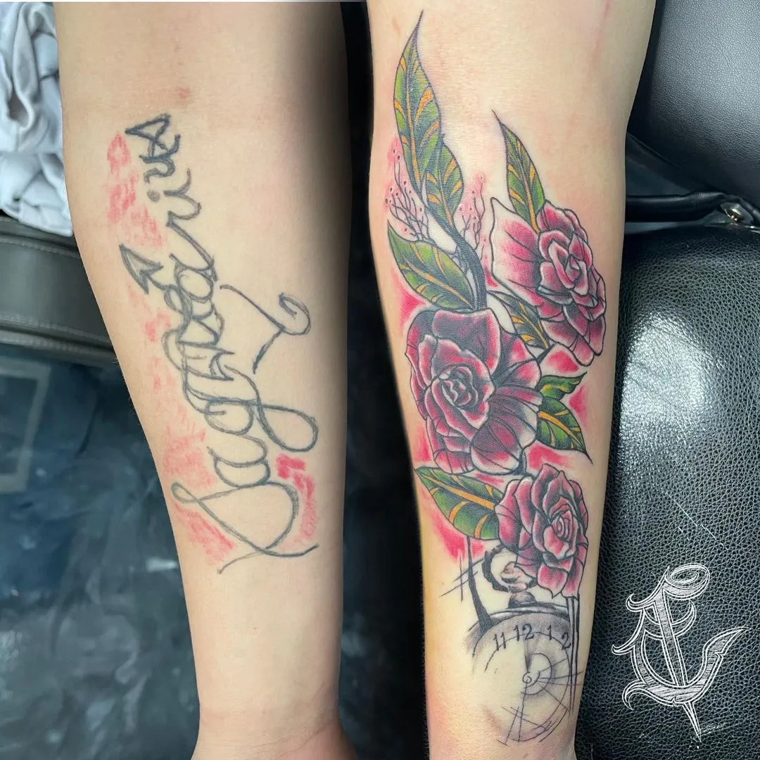 custom tattoos tattoo by TJ Cornelius at Fallen Raven Tattoo Studio in Simpsonville, SC