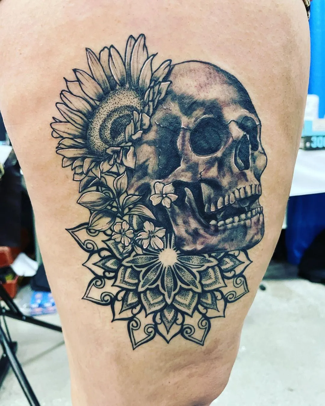 custom tattoos tattoo by TJ Cornelius at Fallen Raven Tattoo Studio in Simpsonville, SC