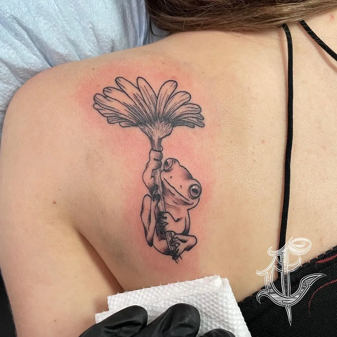 black & grey realism tattoo by TJ Cornelius at Fallen Raven Tattoo Studio in Simpsonville, SC