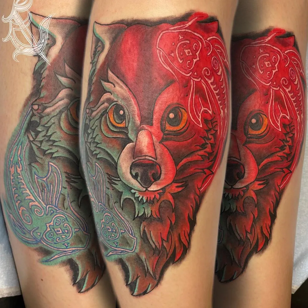 custom tattoos tattoo by TJ Cornelius at Fallen Raven Tattoo Studio in Simpsonville, SC