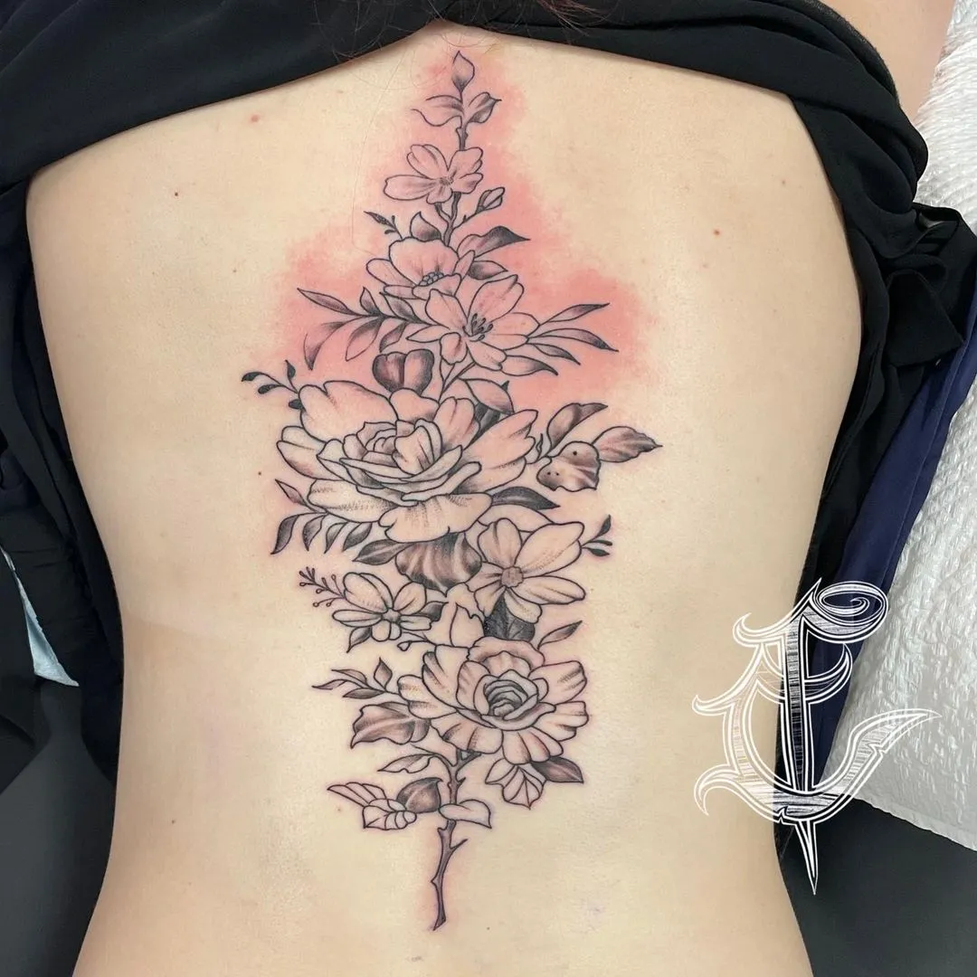 custom tattoos tattoo by TJ Cornelius at Fallen Raven Tattoo Studio in Simpsonville, SC