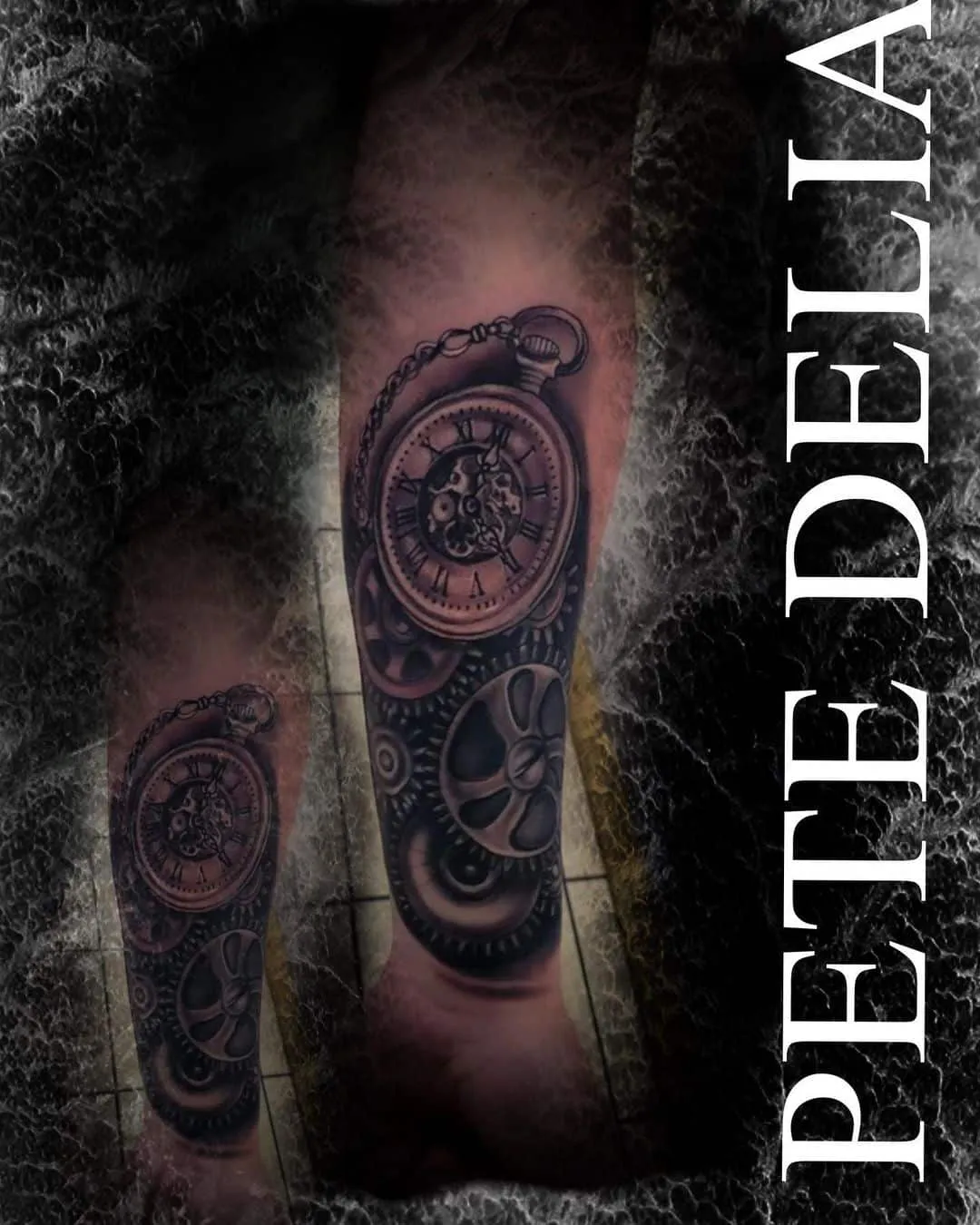 black & grey realism tattoo by Pete Delia at Fallen Raven Tattoo Studio in Simpsonville, SC