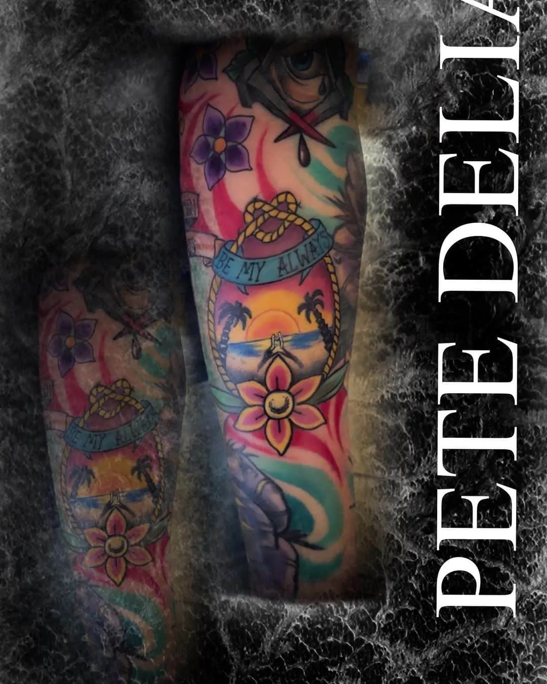 black & grey realism tattoo by Pete Delia at Fallen Raven Tattoo Studio in Simpsonville, SC