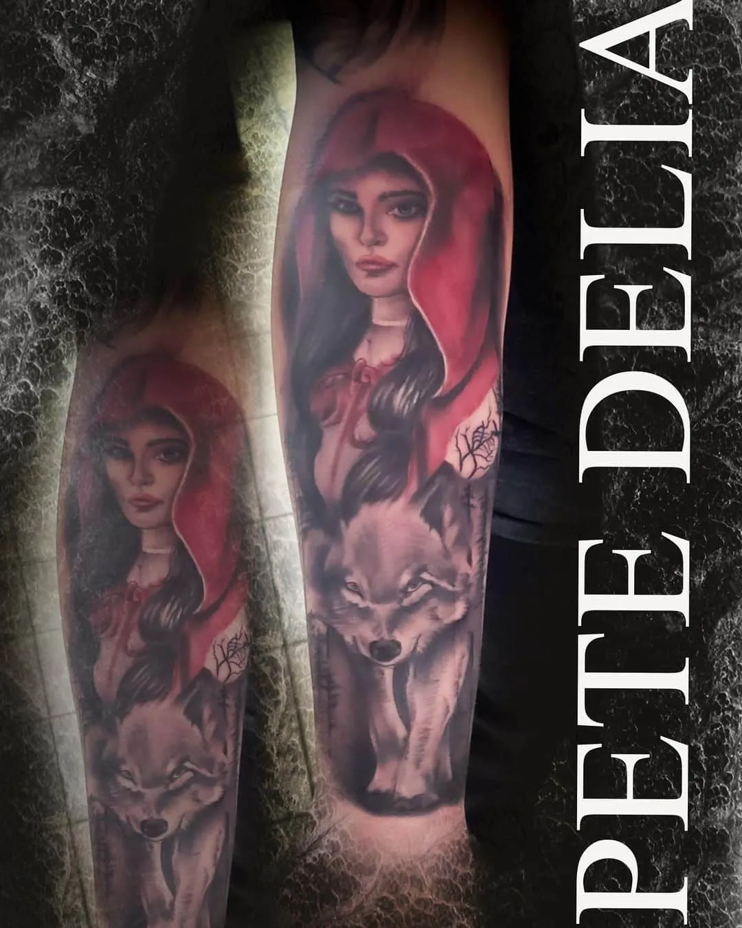 black & grey realism tattoo by Pete Delia at Fallen Raven Tattoo Studio in Simpsonville, SC
