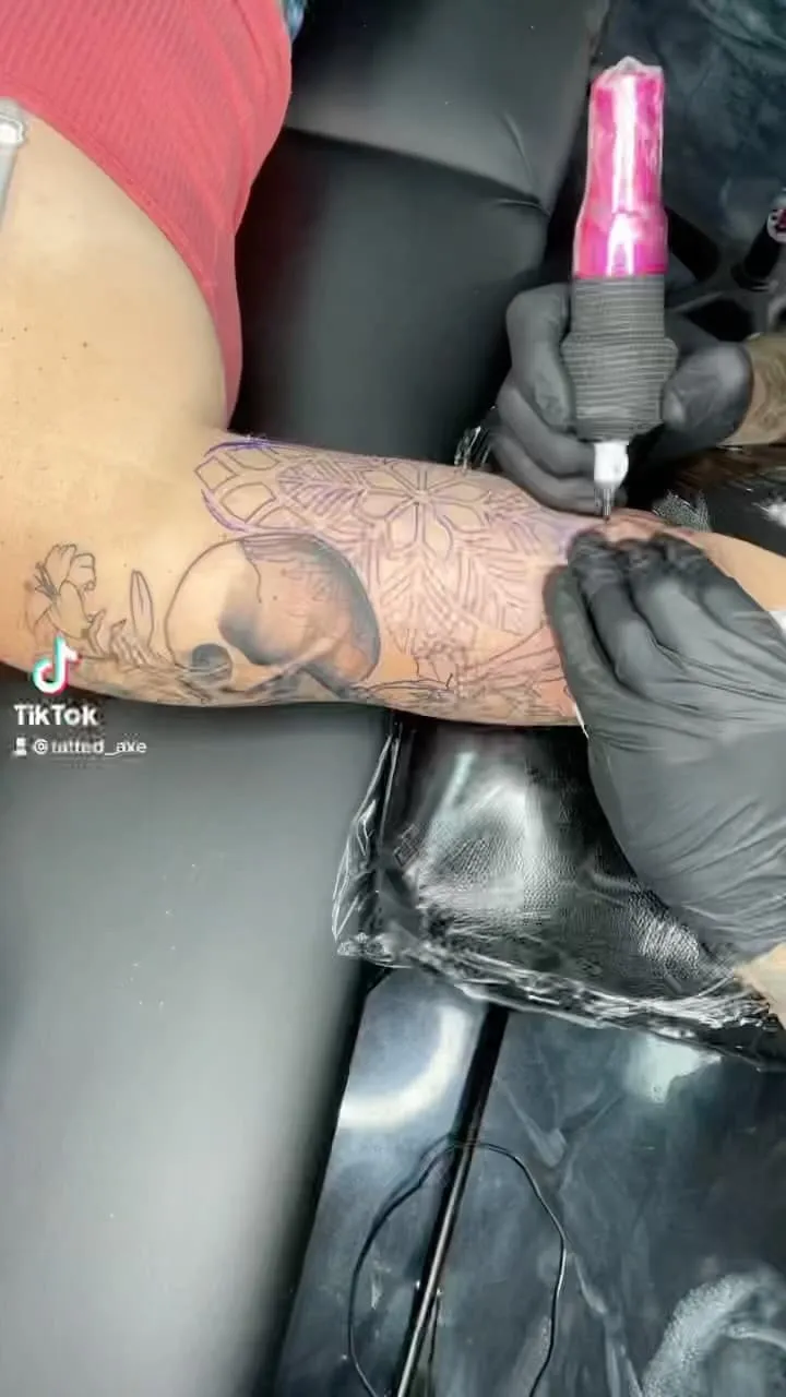 cover-ups tattoo by TJ Cornelius at Fallen Raven Tattoo Studio in Simpsonville, SC
