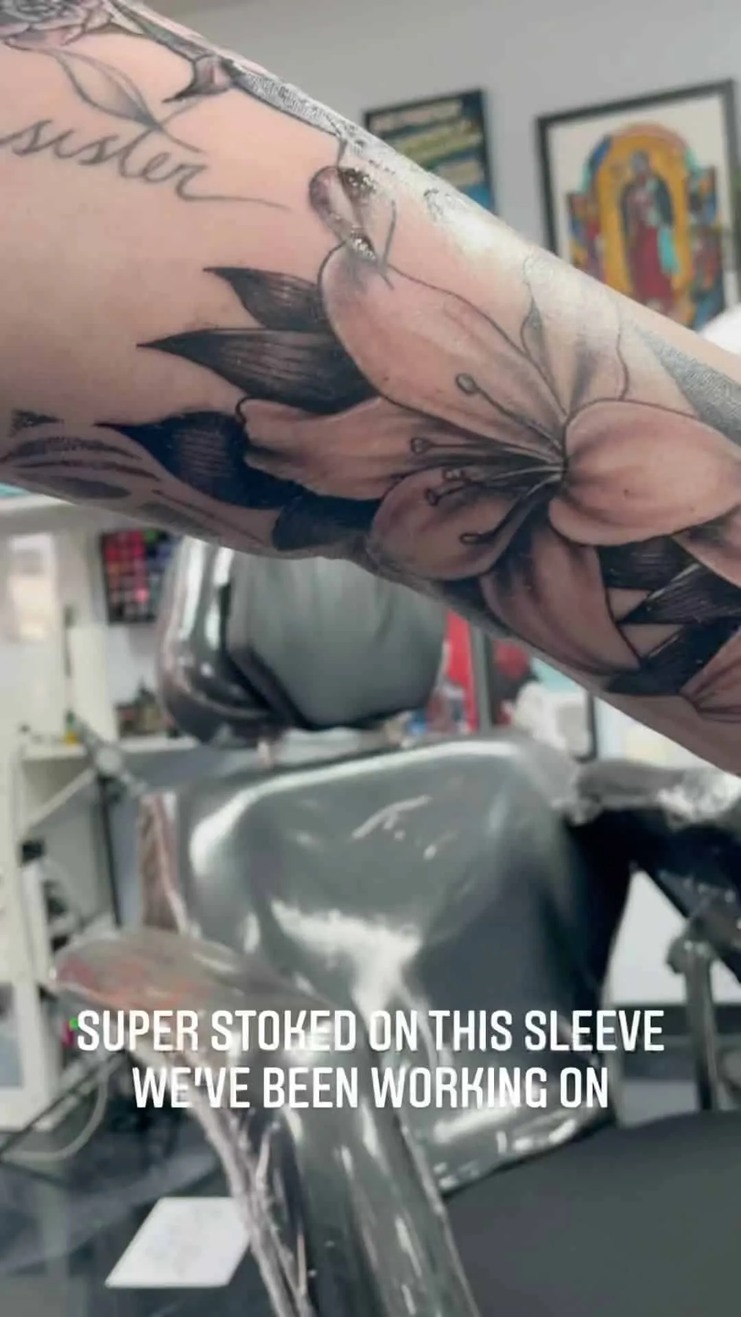 custom tattoos tattoo by TJ Cornelius at Fallen Raven Tattoo Studio in Simpsonville, SC