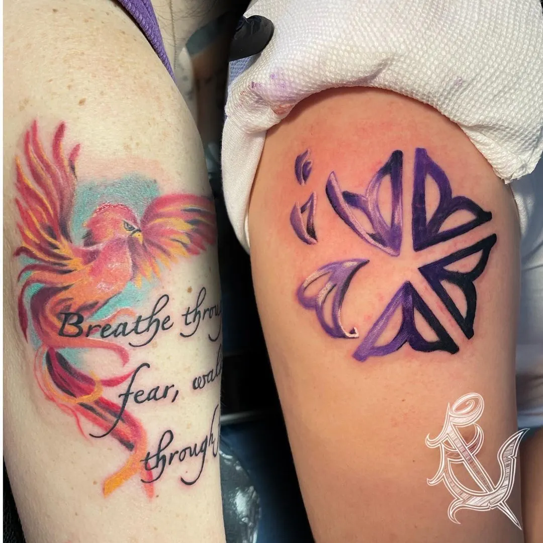 custom tattoos tattoo by TJ Cornelius at Fallen Raven Tattoo Studio in Simpsonville, SC