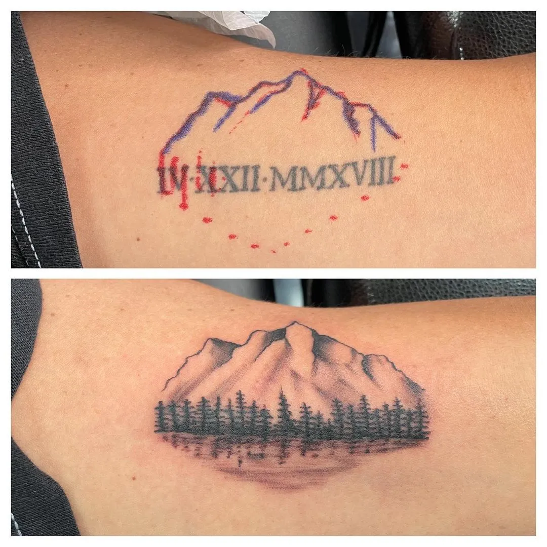 custom tattoos tattoo by TJ Cornelius at Fallen Raven Tattoo Studio in Simpsonville, SC
