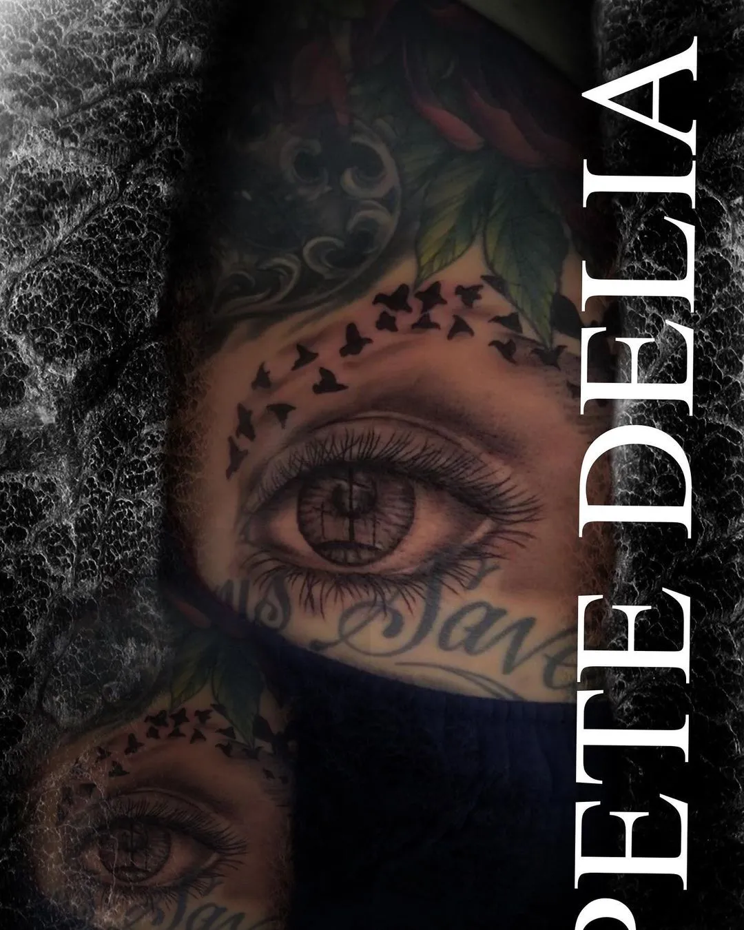 black & grey realism tattoo by Pete Delia at Fallen Raven Tattoo Studio in Simpsonville, SC