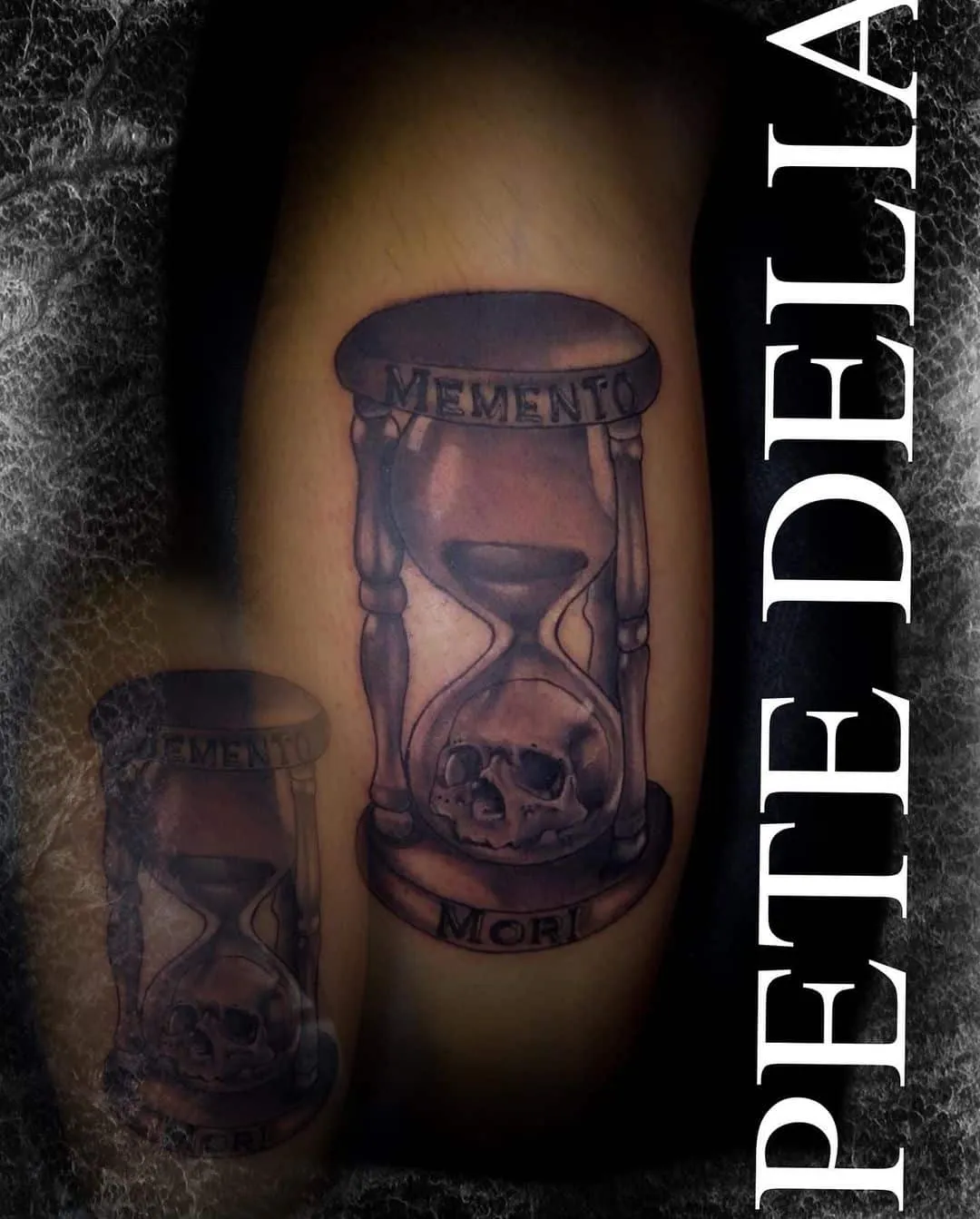 black & grey realism tattoo by Pete Delia at Fallen Raven Tattoo Studio in Simpsonville, SC