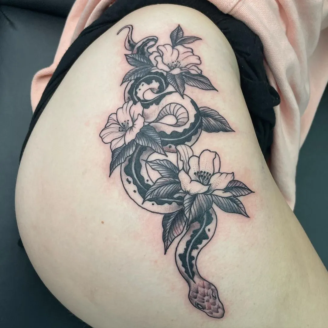 custom tattoos tattoo by TJ Cornelius at Fallen Raven Tattoo Studio in Simpsonville, SC