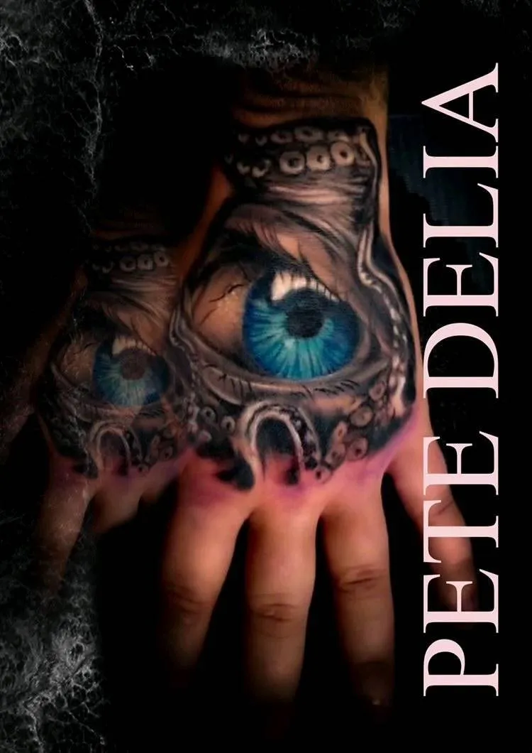 black & grey realism tattoo by Pete Delia at Fallen Raven Tattoo Studio in Simpsonville, SC