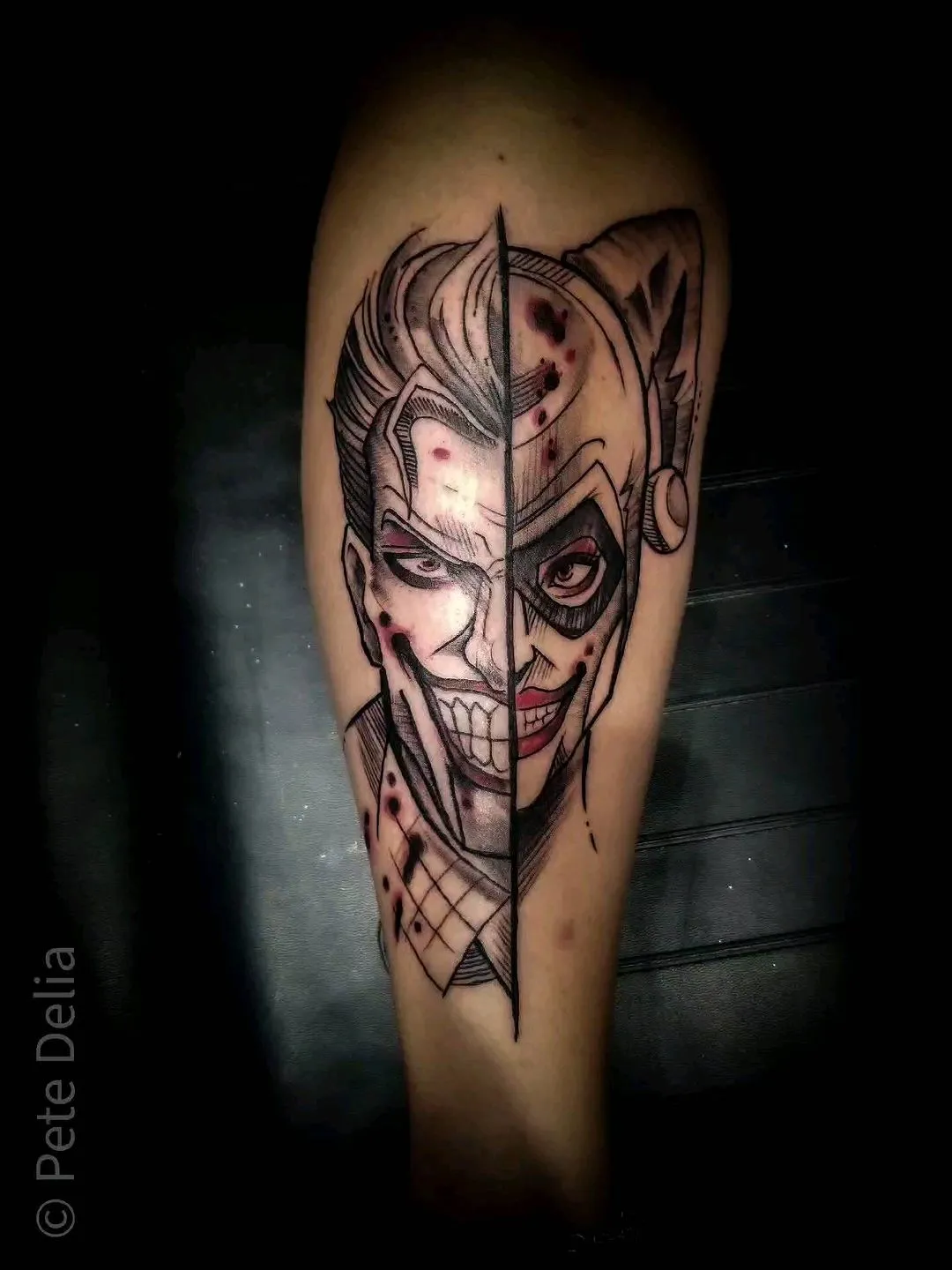black & grey realism tattoo by Pete Delia at Fallen Raven Tattoo Studio in Simpsonville, SC